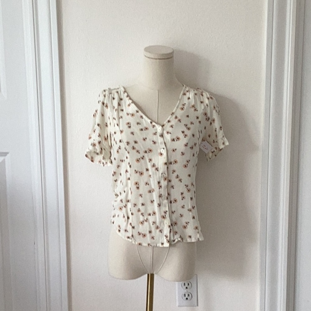 *BUNDLE ONLY* Elodie Cream Puff Sleeve Blouse